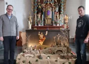 Passionskrippe in der Kirche Erschmatt