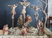 Passionskrippe in der Kirche Erschmatt